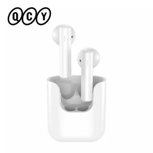 QCY T12 écouteur Sans Fil Semi-intra-auriculaire 13mm écouteurs Pilote Casque à Faible Latence